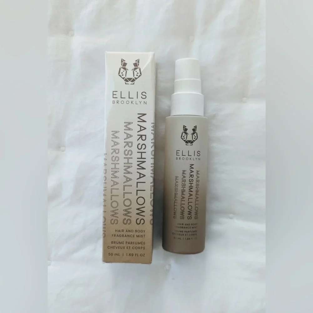 Ellis Brooklyn Marshmallows Hair Body Fragrance Mist 100ml NWT Vanilla Gourmand
